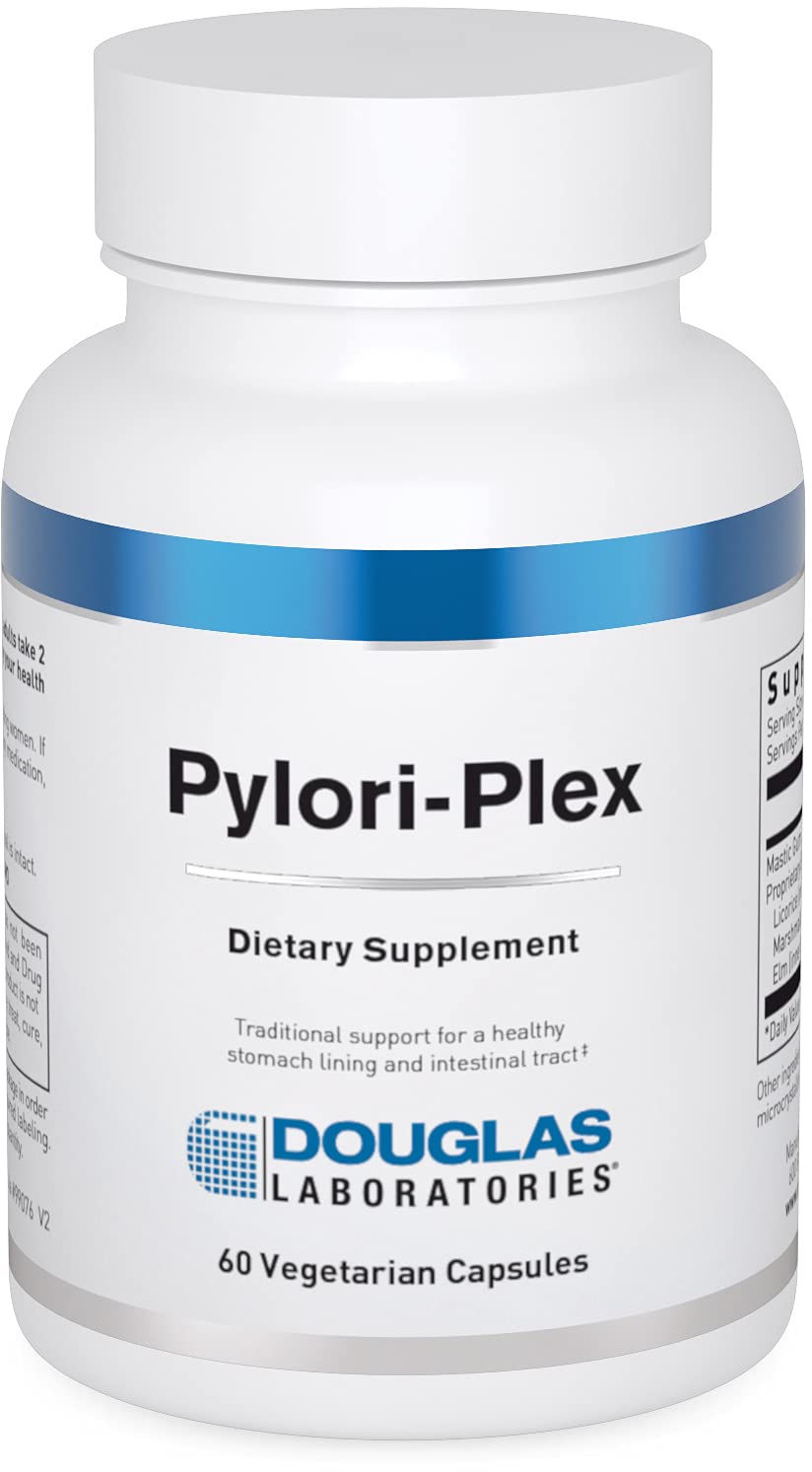 Douglas Laboratories Pylori-Plex 60 capsules végétariennes, vue de face