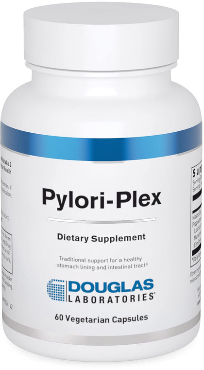 Douglas Laboratories Pylori-Plex 60 capsules végétariennes, vue de face