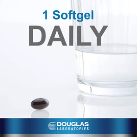Douglas Laboratories Ubiquinol-QH 60 gélules arrière de l'emballage