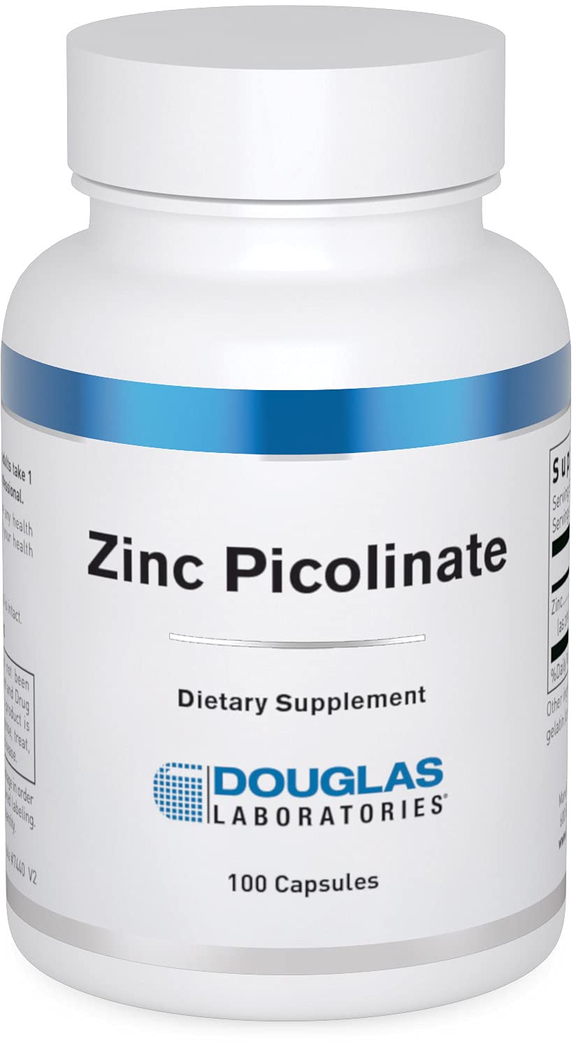 Douglas Laboratories Zinc Picolinate 50 mg 100 Capsules, vue de face
