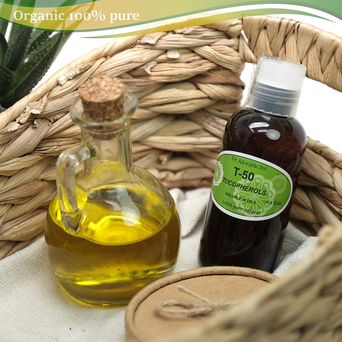 Dr Adorable Huile de Vitamine E T-50 113g bouteille ouverte