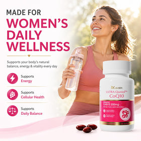 DR.AUSTIN CoQ10 Ubiquinol 200mg gélules avec extrait de pépin de raisin