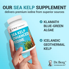 Dr. Berg Complément Alimentaire Iode 200 mcg - photo de famille