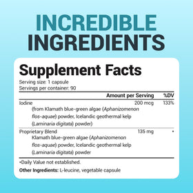 Dr. Berg Complément Alimentaire Iode 200 mcg - vue d'ensemble de l'emballage