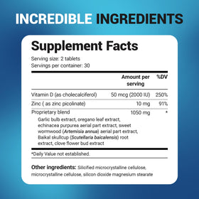 Dr. Berg Nutritionals Complément Alimentaire Echinacée avec étiquette