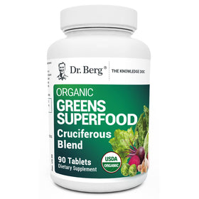 Dr. Berg Nutritionals Compléments Alimentaires Végétaux 90 Tablettes vue de face