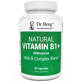 Dr. Berg Nutritionals Complexe de Vitamines B1 60 capsules vue de face