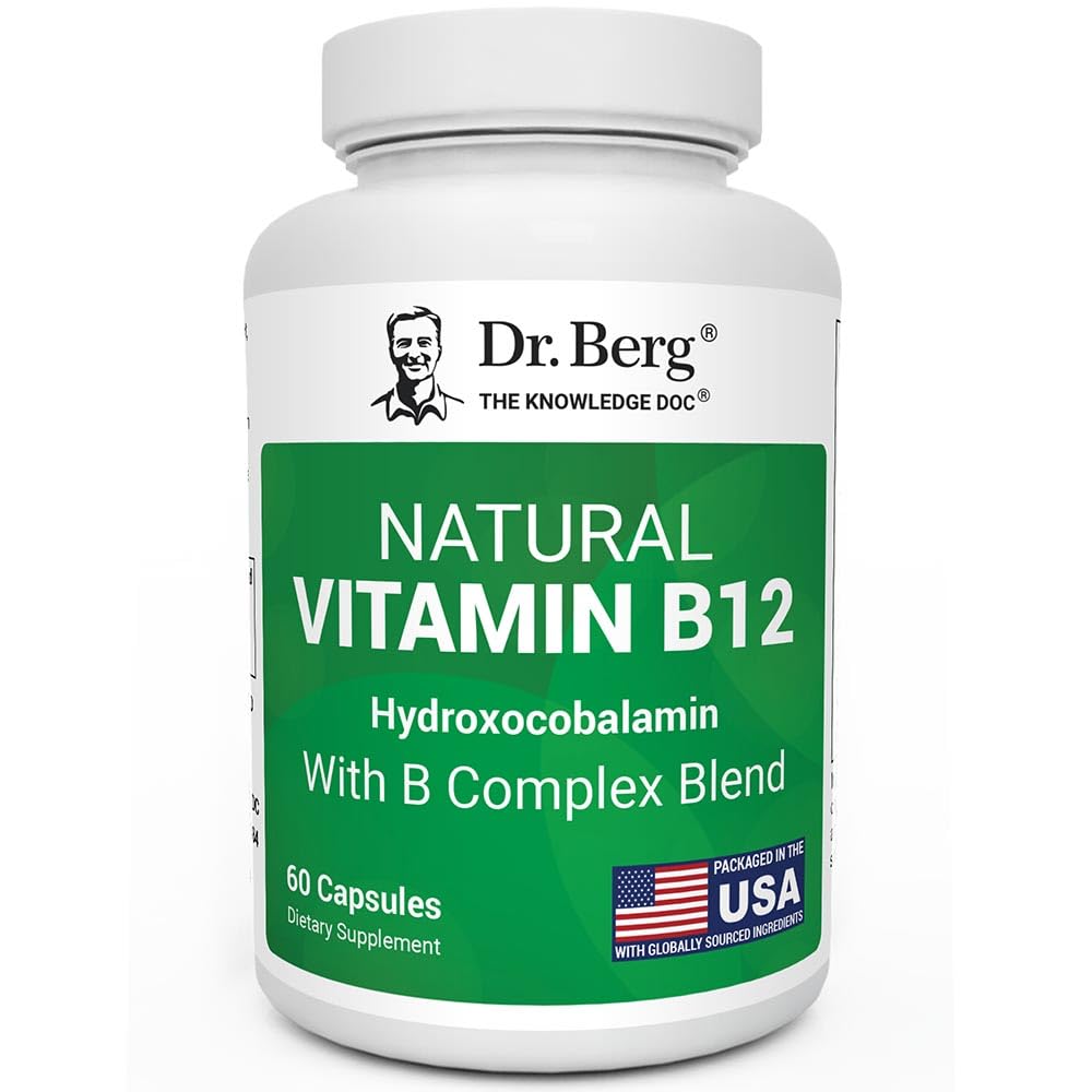 Dr. Berg Nutritionals Vitamine B12 1000 mcg capsule front view