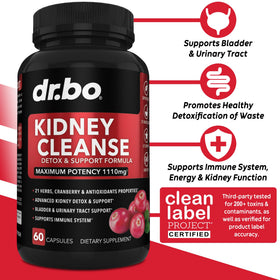 DR. BO Complément Alimentaire Détox Rénal 118g emballage