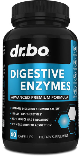 DR. BO Compléments Alimentaires Enzymes daily Végétales, vue de face