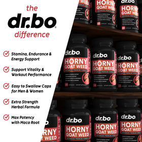 DR. BO Horny Goat Weed 1590mg - étiquette du produit