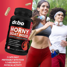 DR. BO Horny Goat Weed 1590mg - présentation des capsules