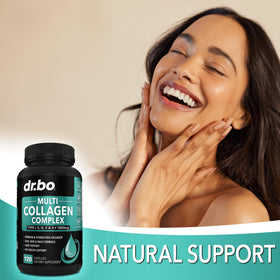 DR. BO Multi Collagen Peptides 120 Capsules - emballage