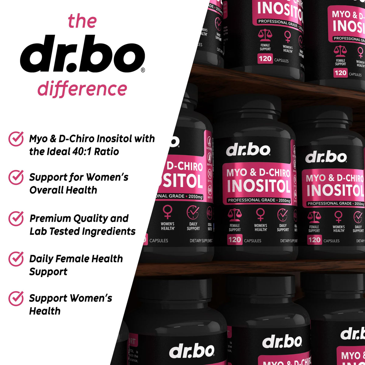 DR. BO Myo-Inositol & D-Chiro Inositol nutritional information