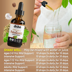 DR. BO ParaGuard Cleanse Liquide 60 ml en utilisation