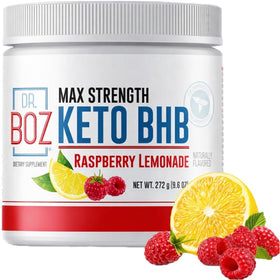 Dr. Boz Poudre Keto BHB Framboise Citron 318g - avant