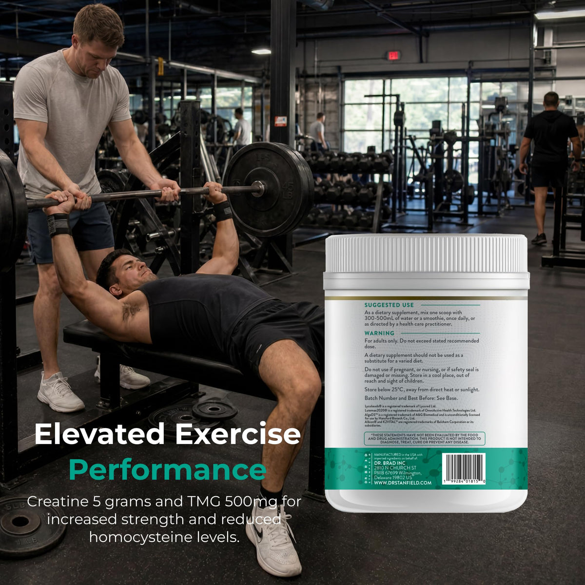 Dr Brad Stanfield Multivitamin showing 30 ingredients
