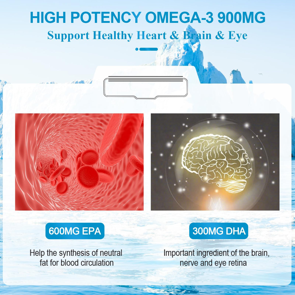 DR.BRIAN ROETTGER complément Omega 3, vue de côté du flacon