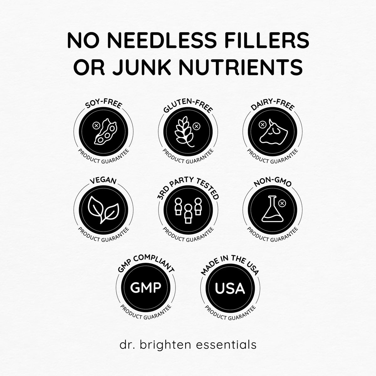 Dr. Brighten Magnesium Plus capsules on a wooden table