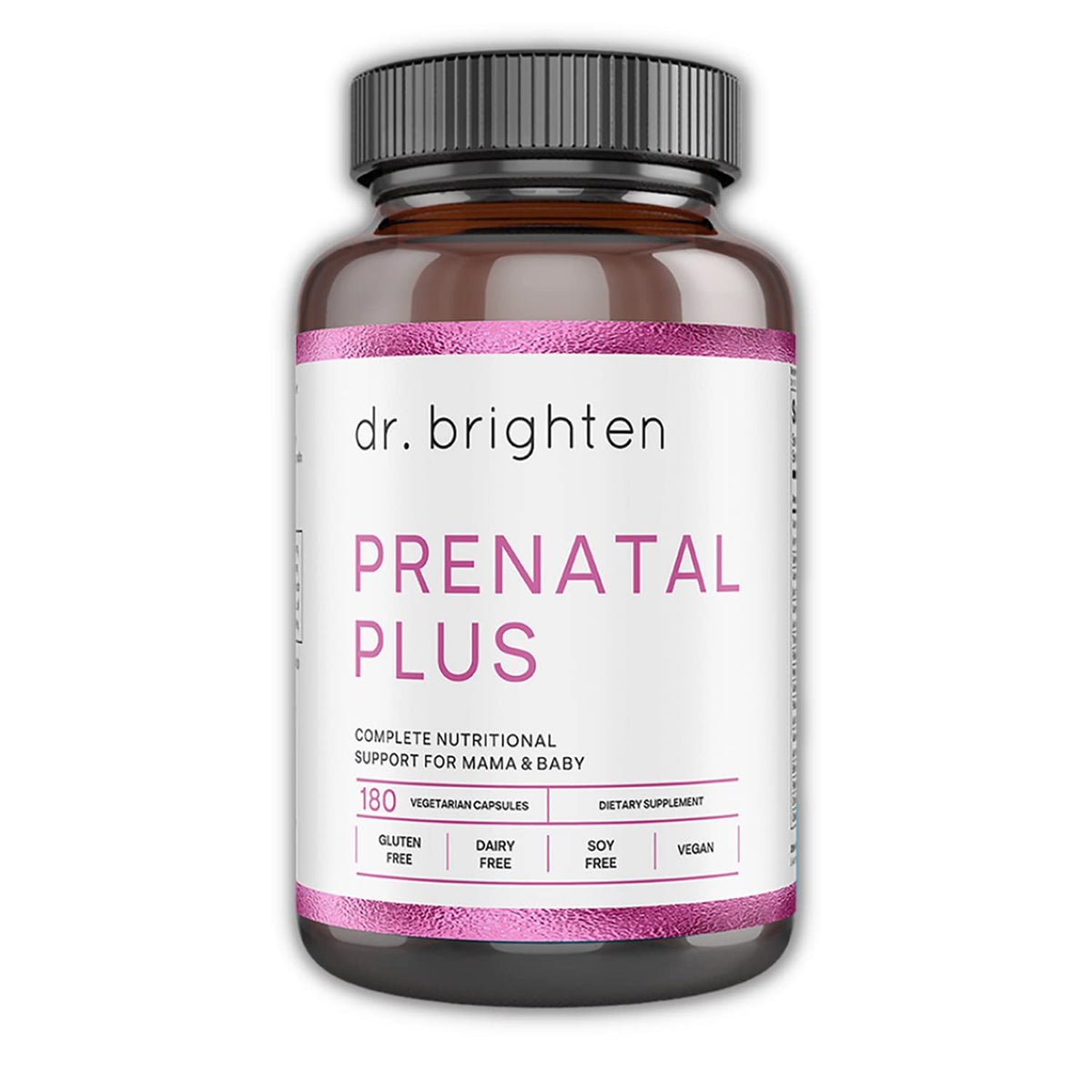 Dr. Brighten Prenatal Plus 180 capsules vue de face