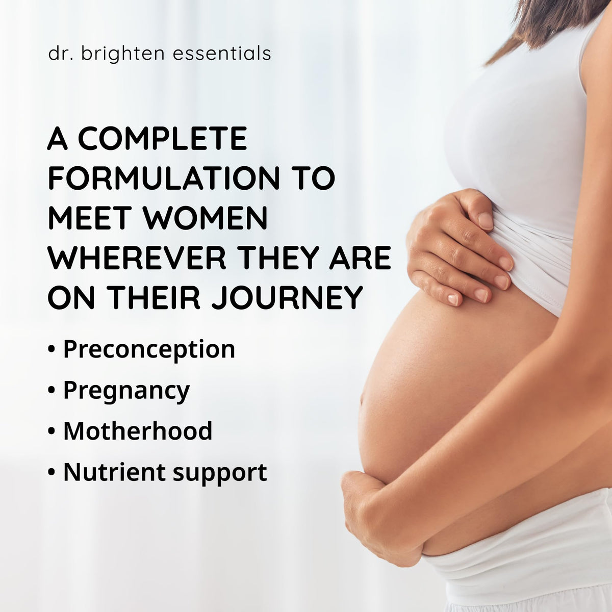 Dr. Brighten Prenatal Plus avec des ingrédients naturels