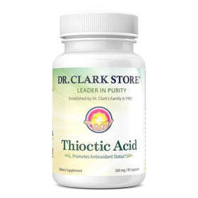 Dr Clark Acide Alpha Lipoïque 360 mg 90 capsules vue de face