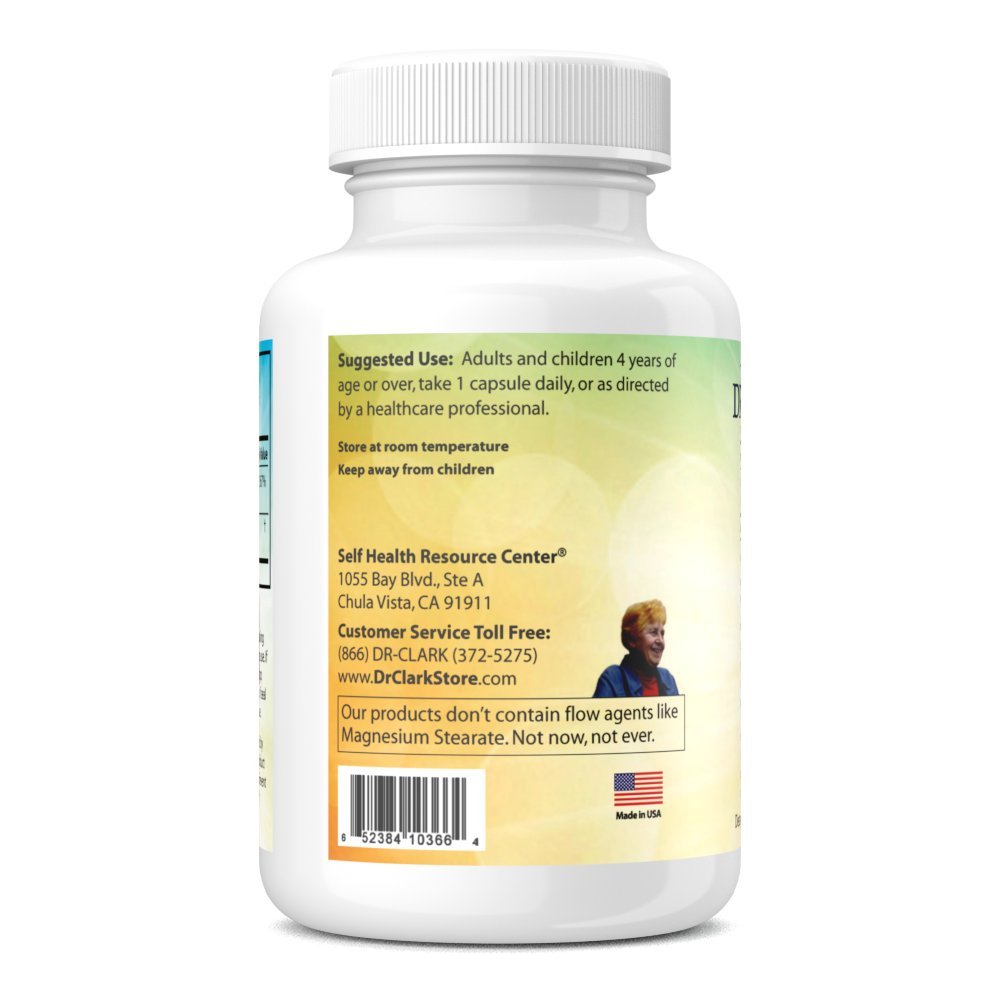 Dr Clark Complément Alimentaire Vitamine C 1000mg 100 Capsules avec étiquette