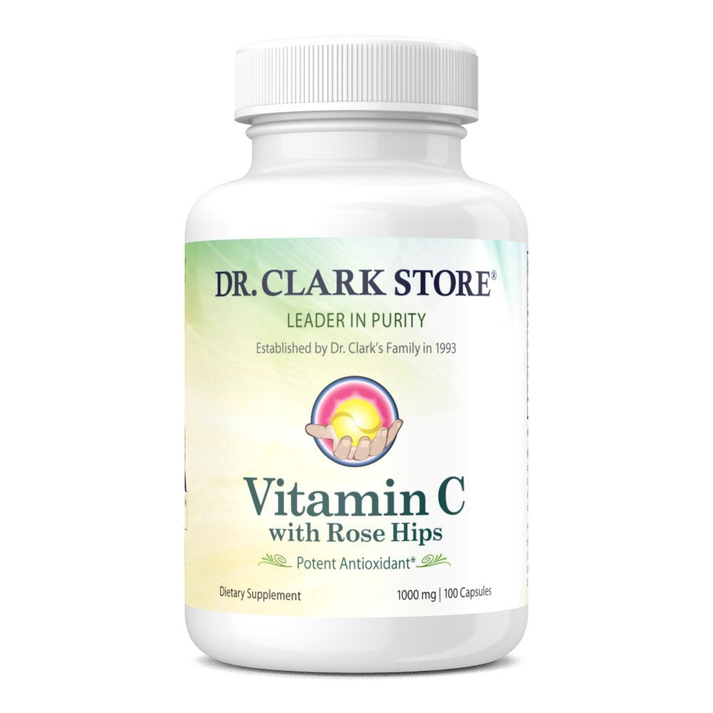 Dr Clark Complément Alimentaire Vitamine C 1000mg 100 Capsules vue de face