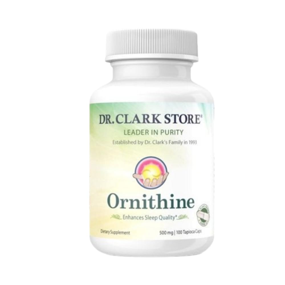 Dr Clark Store Complément Alimentaire Ornithine 500mg 100 Capsules vue de face