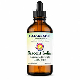 Dr Clark Store Iode Blanc 4 Fl Oz bouteille vue avant