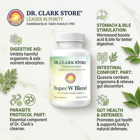 Dr Clark Store Mélange d'Armoise 330mg gélule ouverte