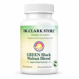 Dr Clark Store Mélange de Noix Noires Vertes 360mg capsules avant