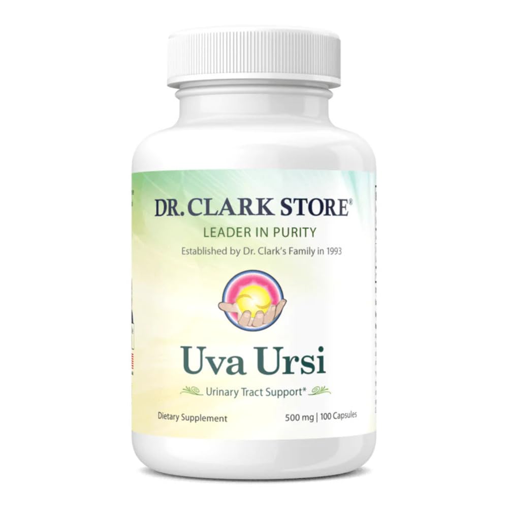 Dr Clark Store Uva Ursi 500 mg supplément végétalien vue de face