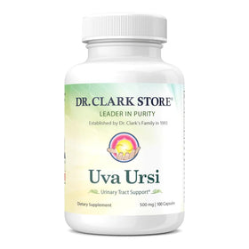 Dr Clark Store Uva Ursi 500 mg supplément végétalien vue de face