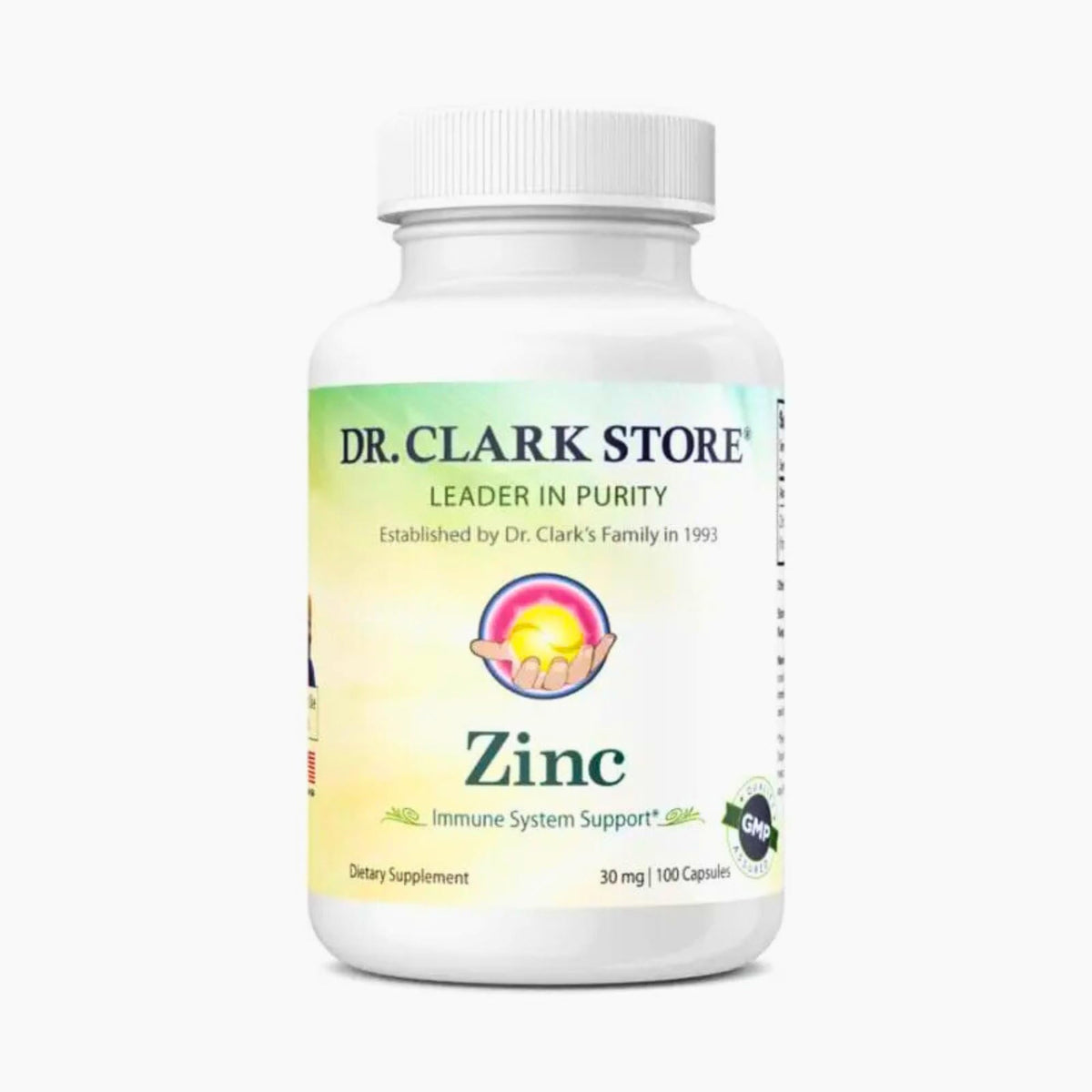 Dr Clark Zinc Bisglycinate 30 mg 100 capsules vue avant