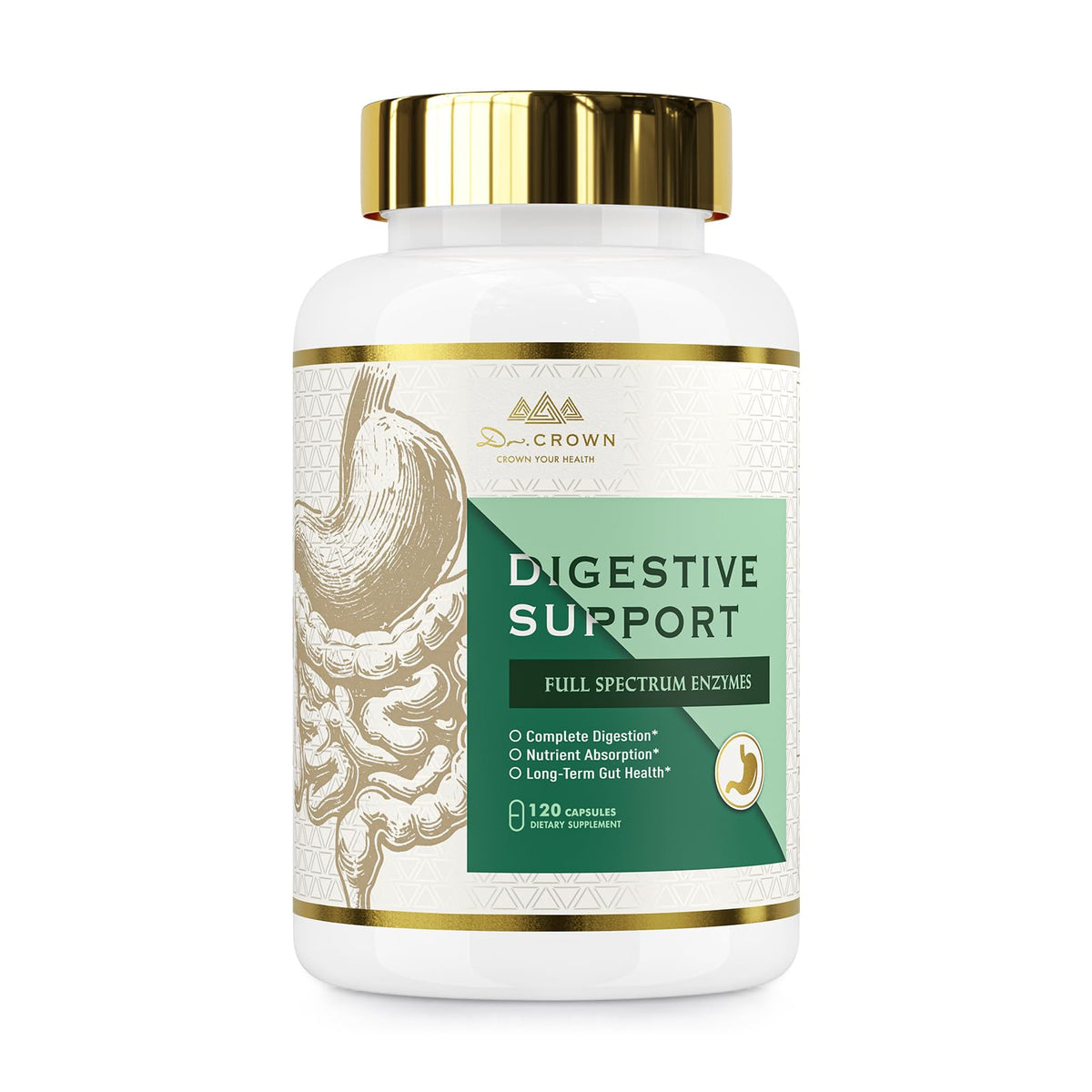 DR. CROWN Complément Alimentaire Multi-Enzymes boîte avant