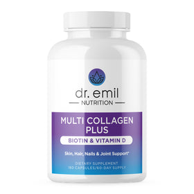 DR. EMIL NUTRITION Multi Collagène 180 capsules vue de devant