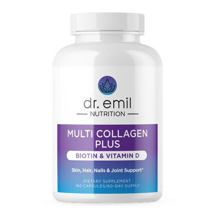 DR. EMIL NUTRITION Multi Collagène 180 capsules vue de devant
