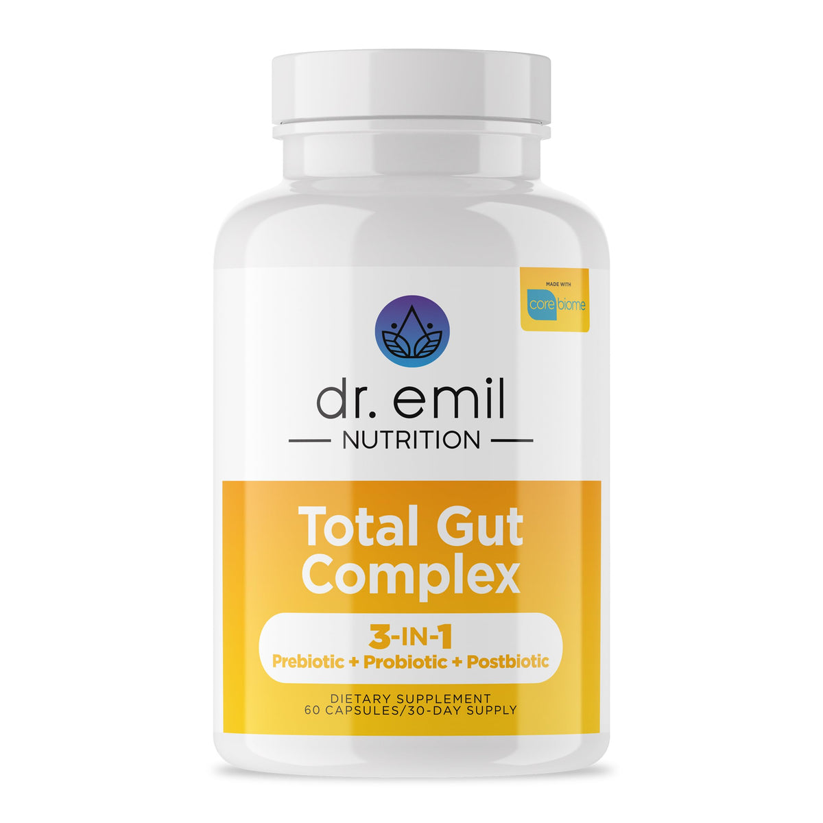 DR. EMIL NUTRITION Total Gut Complex 60 capsules en boîte