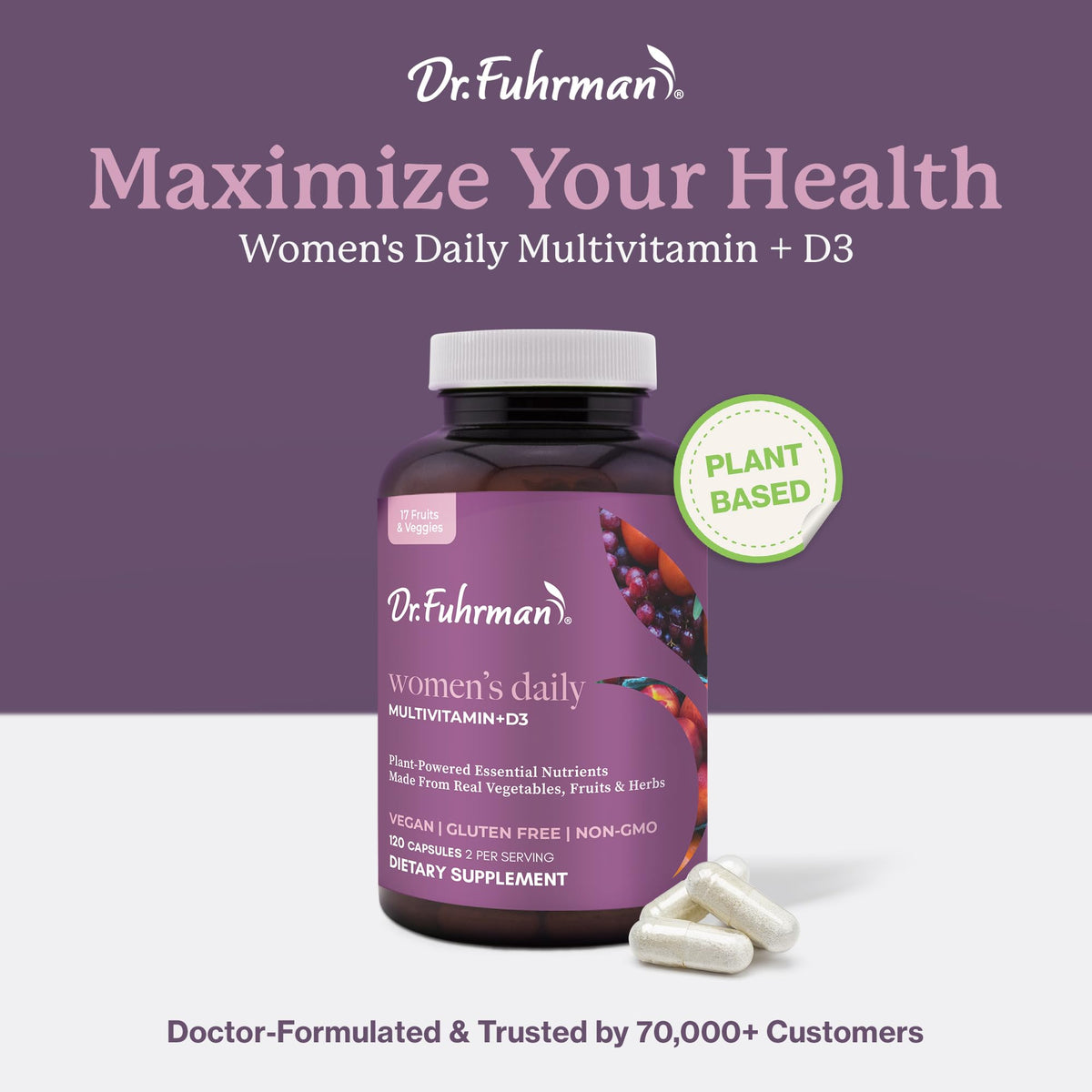 Dr. Fuhrman Multivitamine Femme 2 Mois arrière