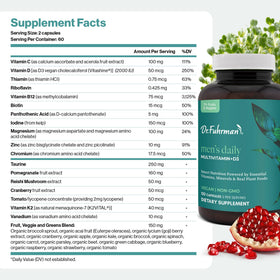 Dr. Fuhrman Multivitamine pour Hommes 2 Mois - boîte ouverte
