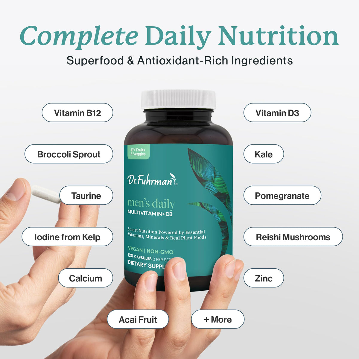 Dr. Fuhrman Multivitamine pour Hommes 2 Mois - ingrédients