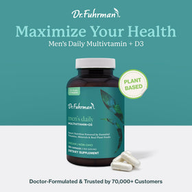 Dr. Fuhrman Multivitamine pour Hommes 2 Mois - présentation sur une table