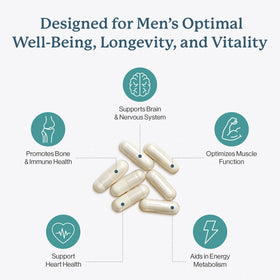 Dr. Fuhrman Multivitamine pour Hommes 2 Mois - vue arrière
