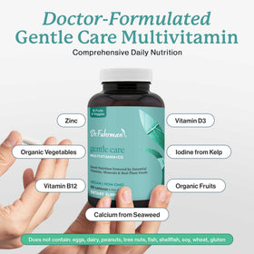 Dr. Fuhrman Multivitamine Vegan 2 Mois D3 Vitamine étiquette