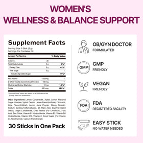 Dr.GET IT Balance Up Inositol 40:1 stick au citron vert, en utilisation