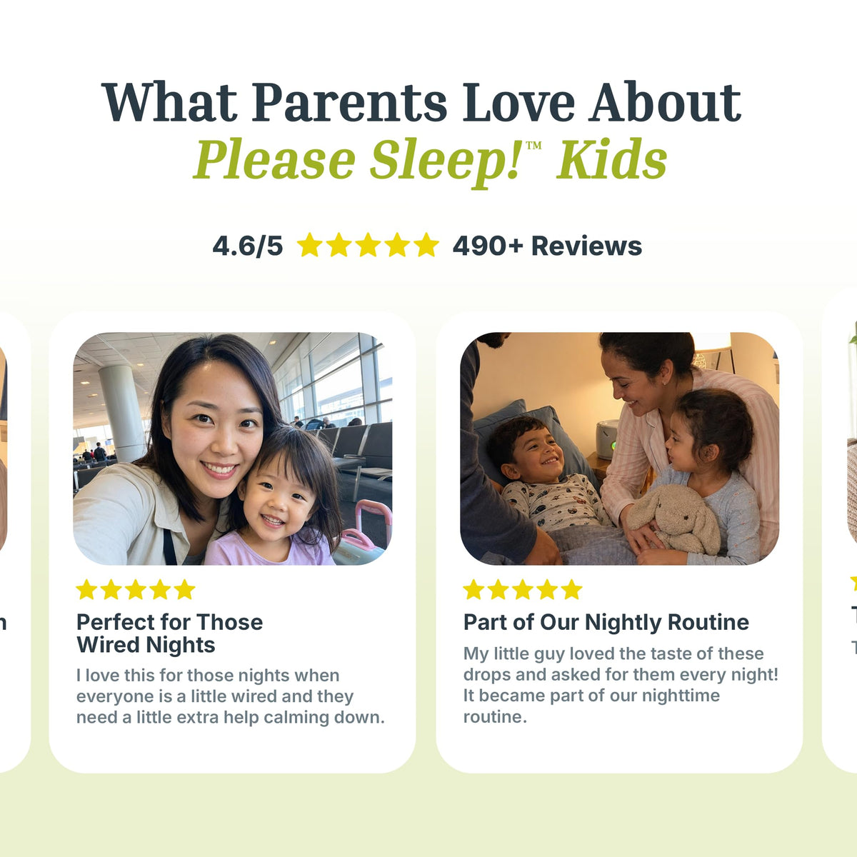 Dr. Green Mom Please Sleep! avec d'autres compléments alimentaires