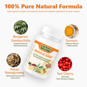 DR. HERBAL WELL Muscle Ease 60 capsules avec étiquette