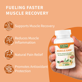 DR. HERBAL WELL Muscle Ease 60 capsules sur fond blanc