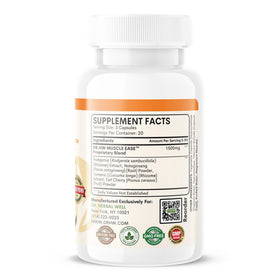 DR. HERBAL WELL Muscle Ease 60 capsules vue de côté